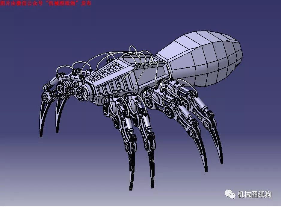 机械蜘蛛腿结构图片