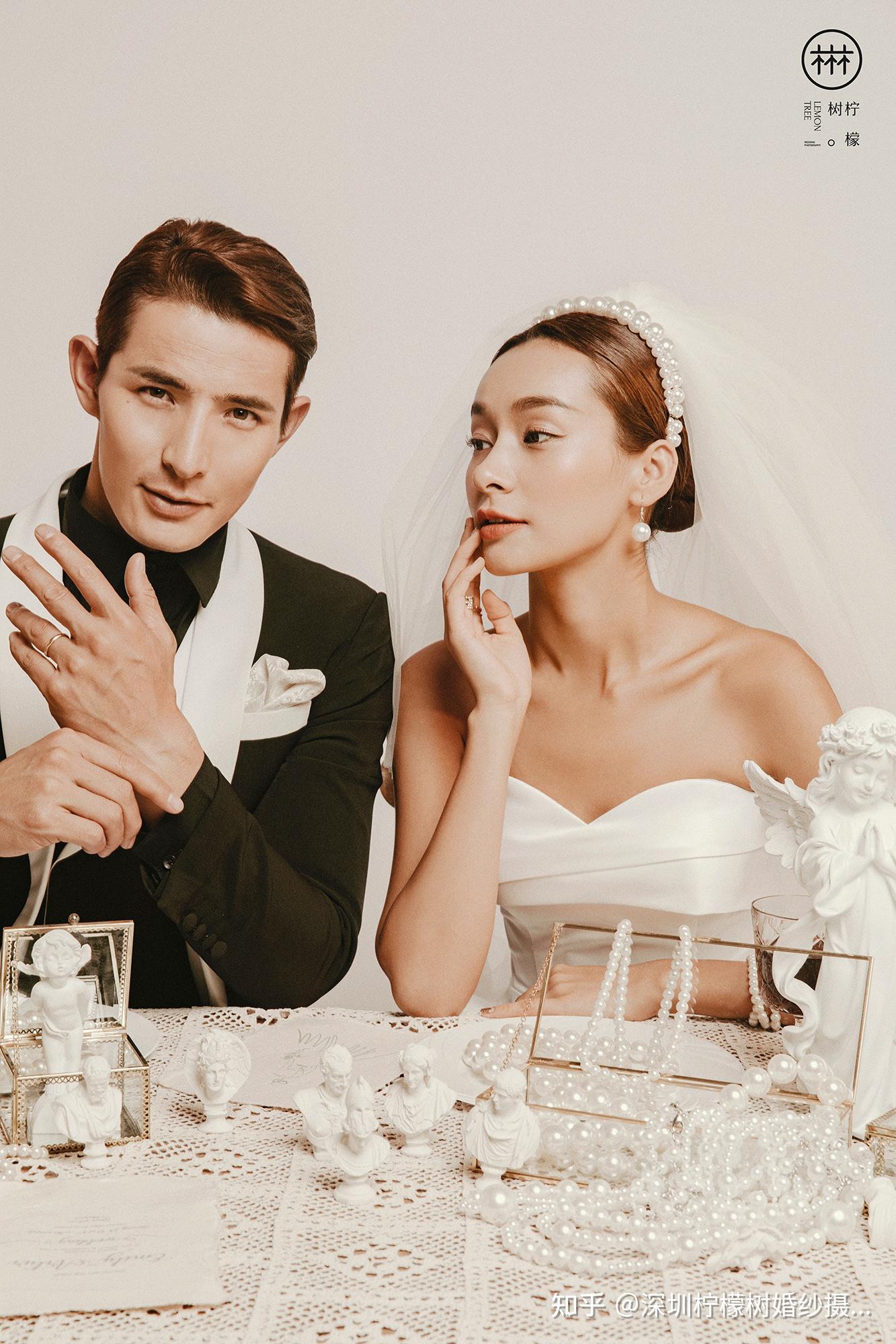 欧美复古风格婚纱照低调的奢华高贵的典雅深圳柠檬树摄影婚纱照