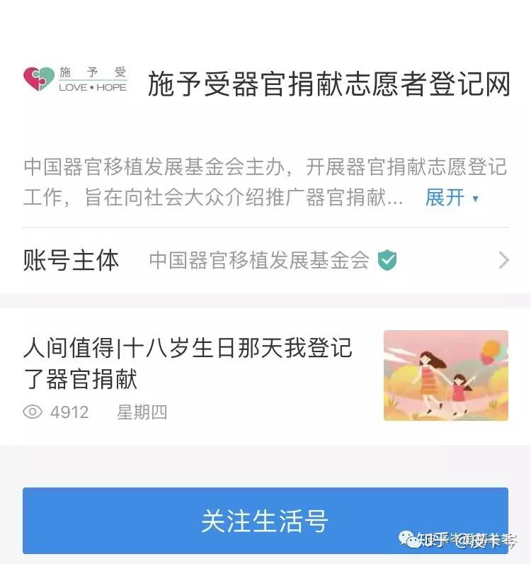 浅谈器官捐赠 知乎