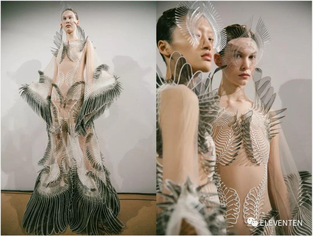irisvanherpen2020春夏高定sensoryseas海洋异形世界