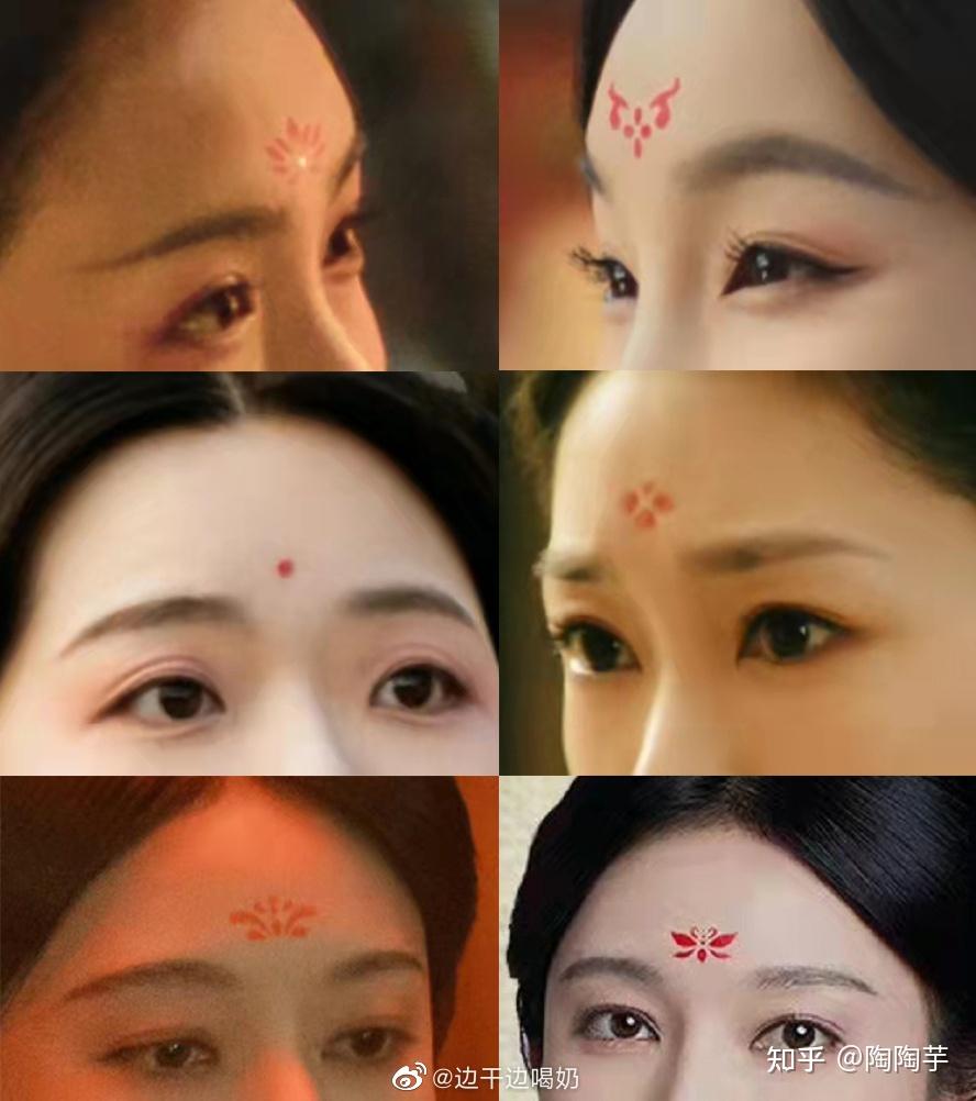 唐代的花钿只能有红色吗? - 知乎