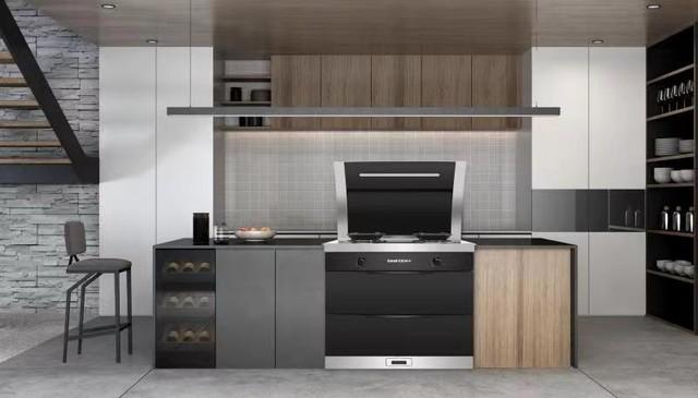 选帅丰u7-3b-90t双层消毒集成灶,悦启品质厨房生活