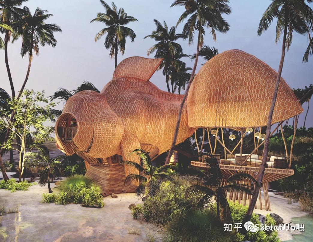 仿生建筑如何在sketchup中建筑? - 知乎