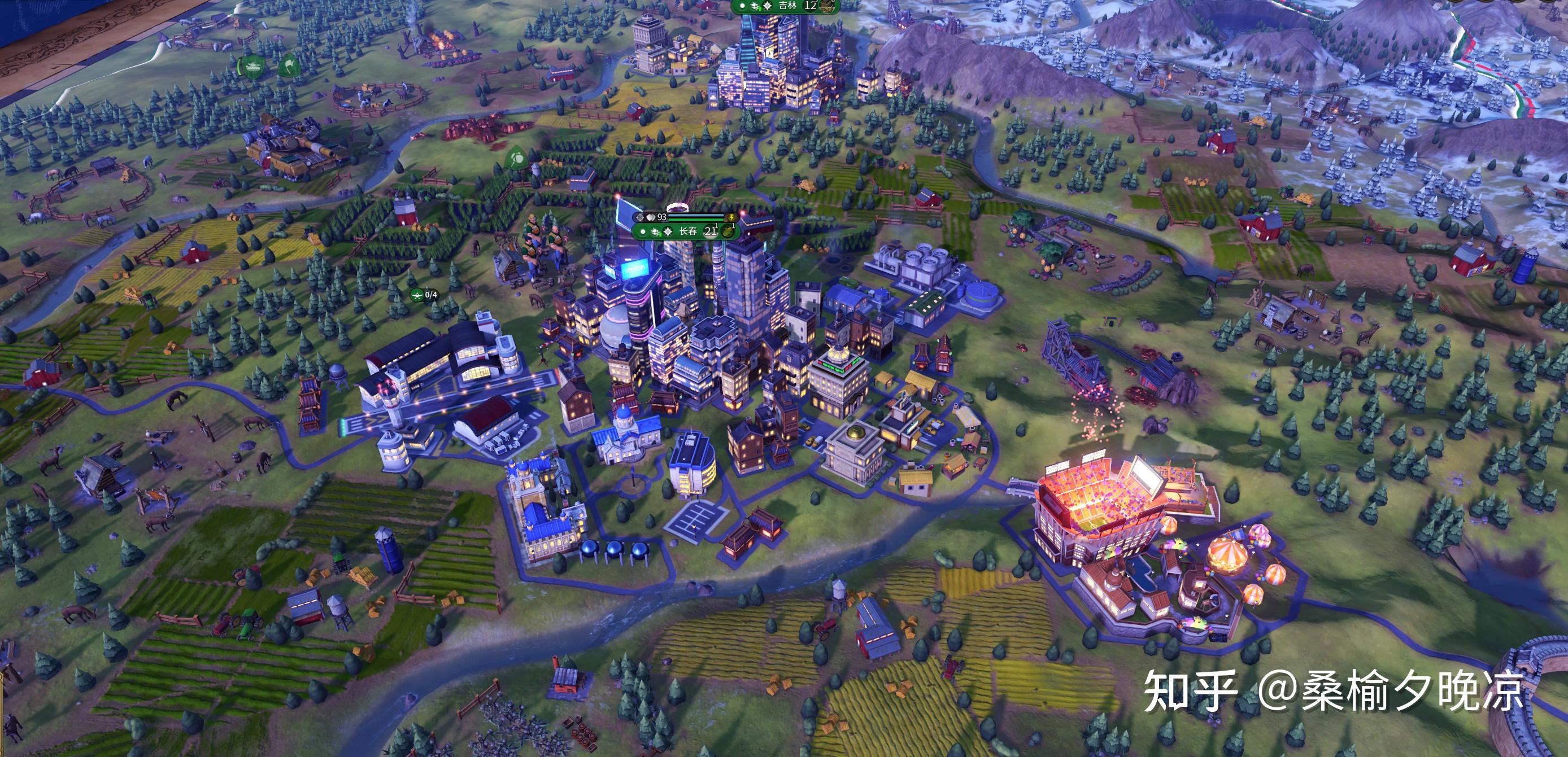 用文明6的超大地图按照真实的中国历史建造城市