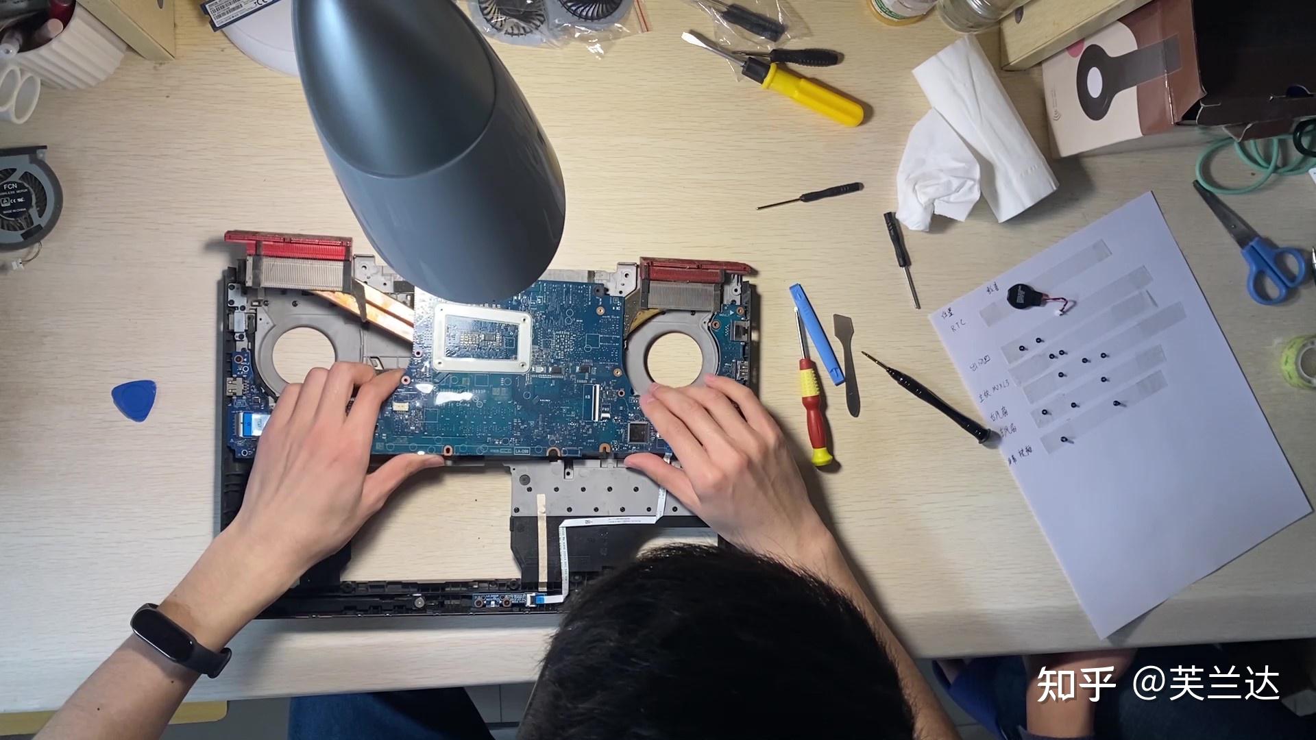 如何拆解戴尔inspiron15-7567进行清灰换硅脂等 - 知乎