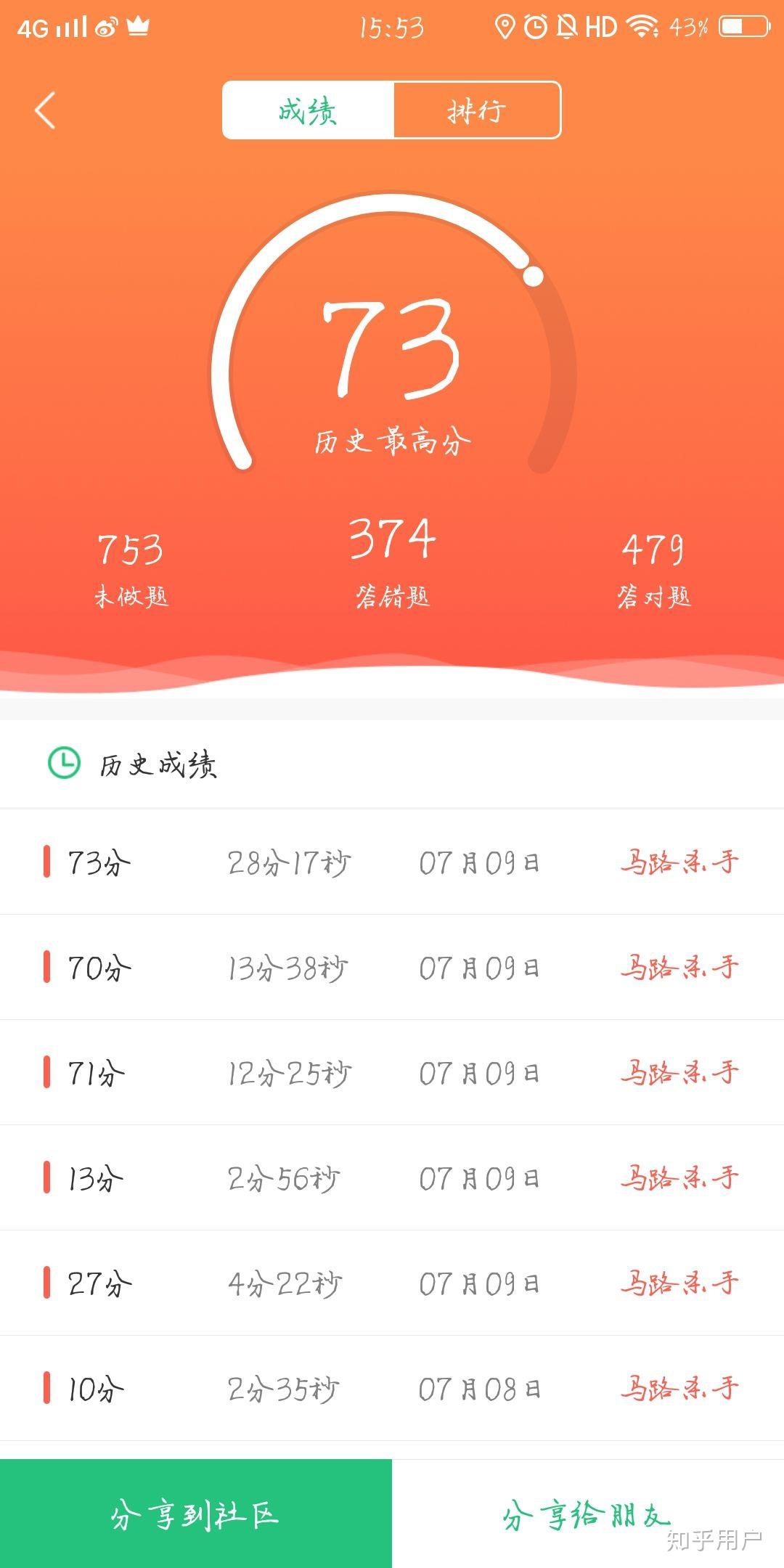 科目一刚好考90分是什么体验? - 知乎