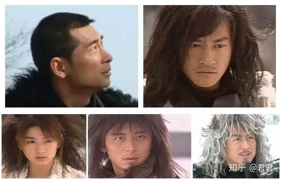 聂风成了寸头,第二梦是爆炸头,雄霸像是头顶了个拖把,断浪更是标准