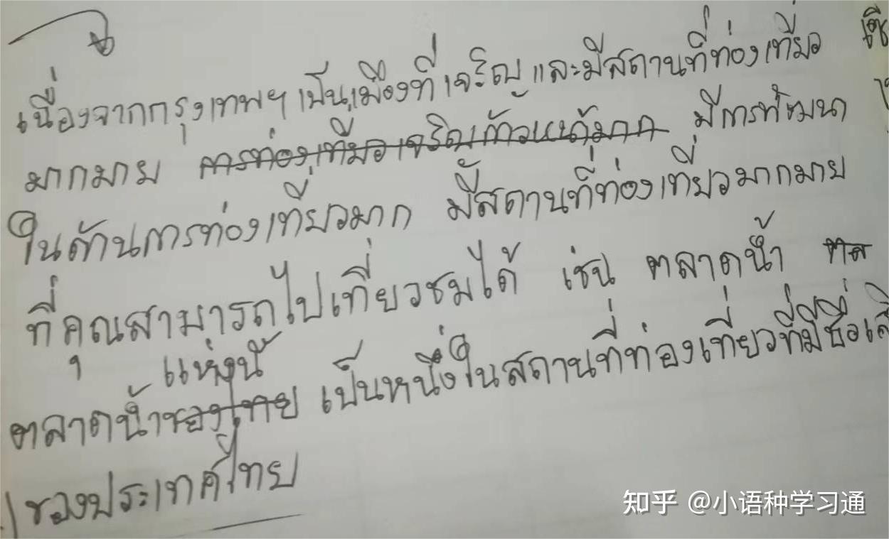 泰语翻译通:零基础学泰语——泰语字母书写顺序大全-手写体配视频+动图,一定要收藏保存 - 知乎