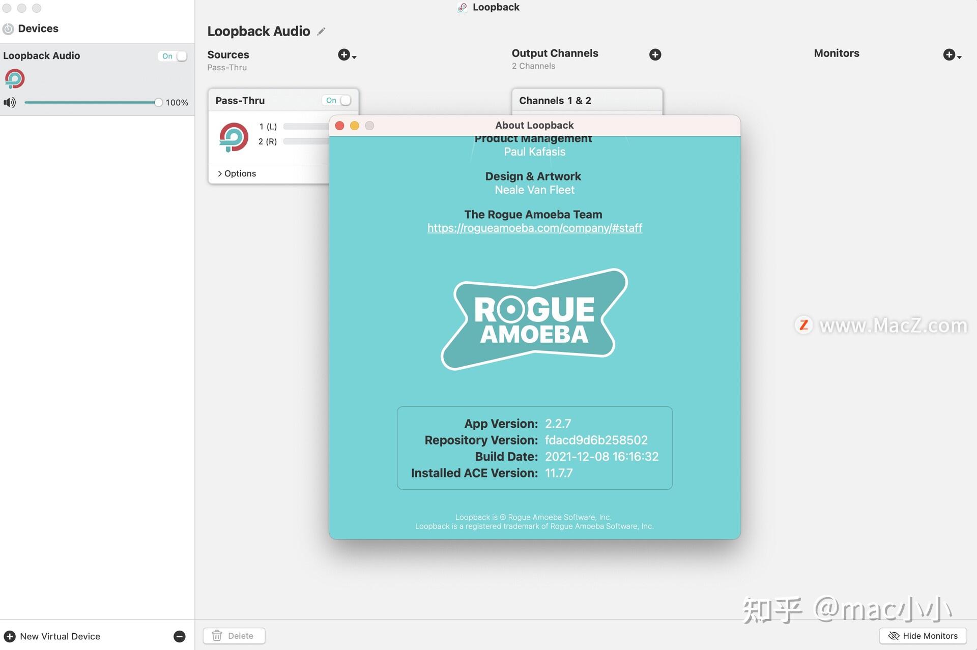 mac音频传输系统： Loopback for Mac - 知乎