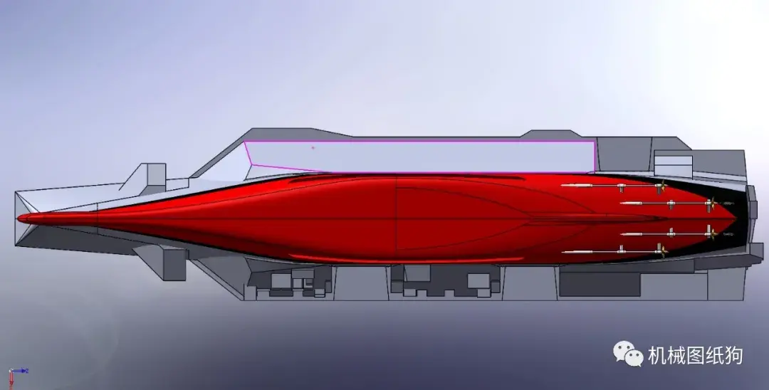 【海洋船舶】福特号cvn-78航母模型3d图纸 solidworks设计