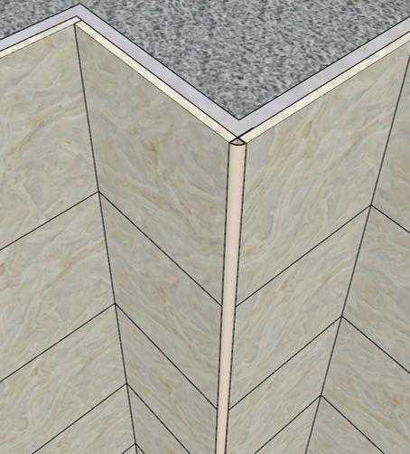 瓷砖阳角除倒角外还可以这样做了解下