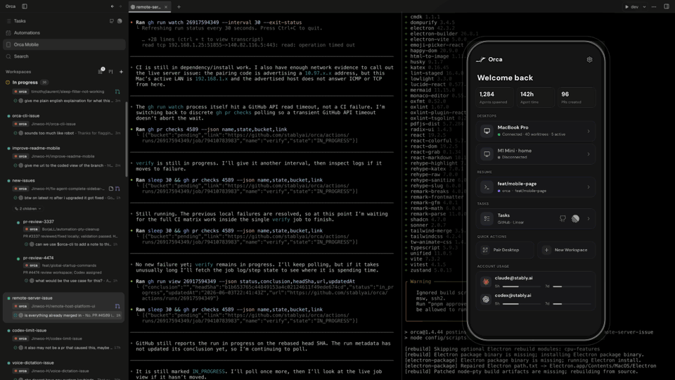 Orca Language Code Example Claude Code / Codex 重度用户必看:一个 Prompt,同时驱动 5 个 AI Agent:Orca 让并行编程成为现实。 - 知乎