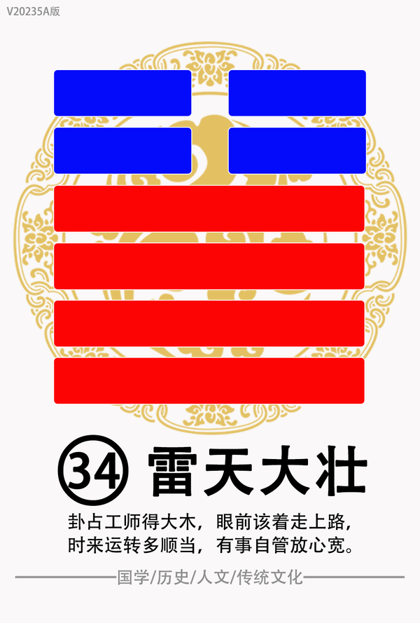 高清无水印版周易64卦挂图（下） - 知乎