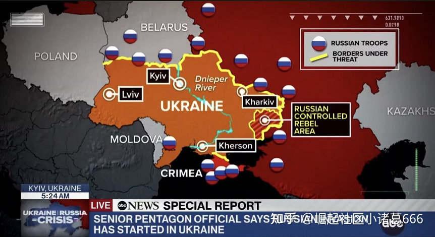 俄罗斯进攻乌克兰路线图片