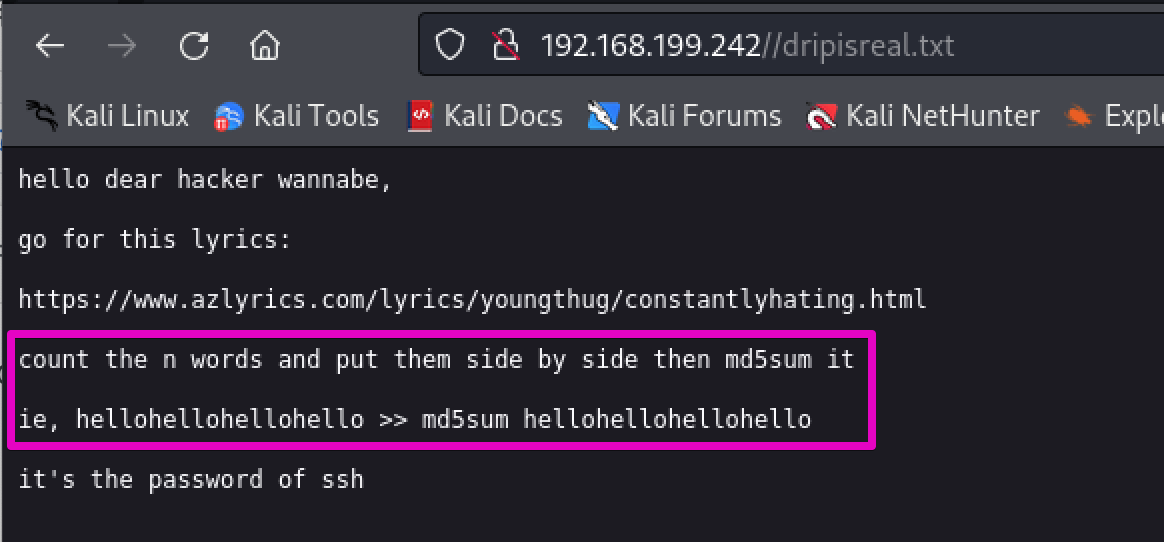 Vulnhub dripping blues 1 