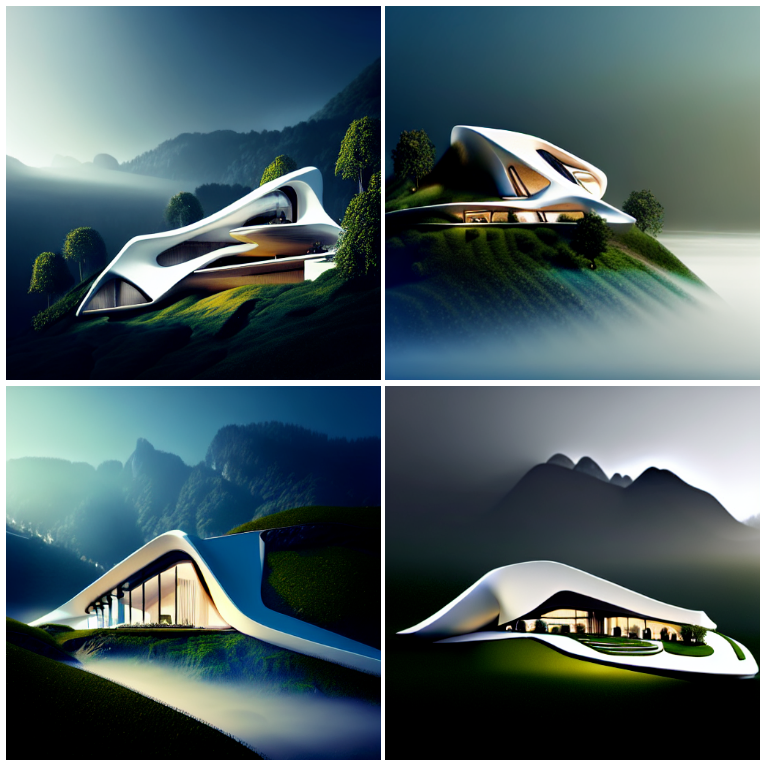 一句话生成概念图！建筑灵感图创作机器人来了 - 知乎