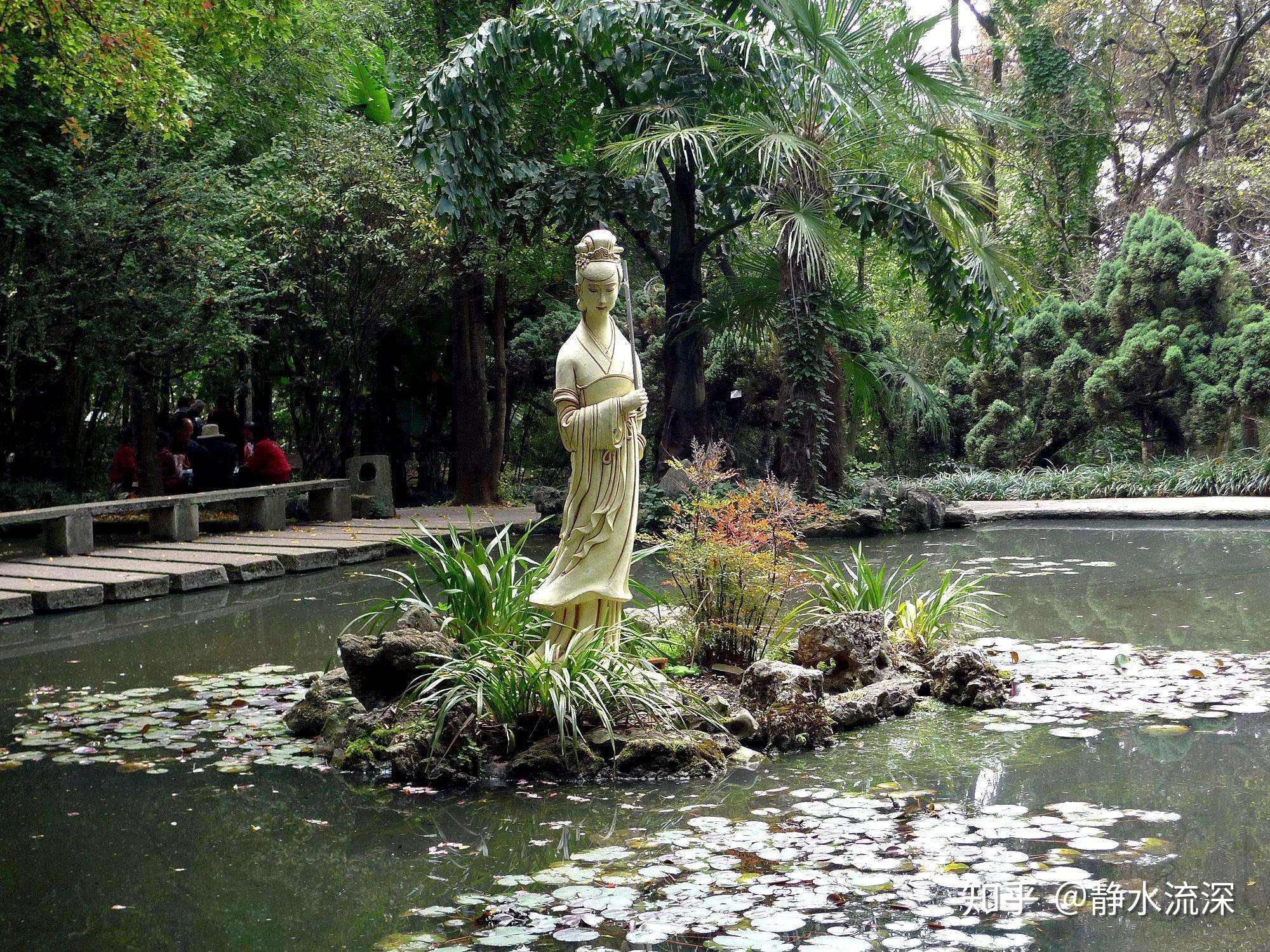 陈圆圆建造的"野园",在清军攻城时已被化为一片焦土,仅残存下一个池塘