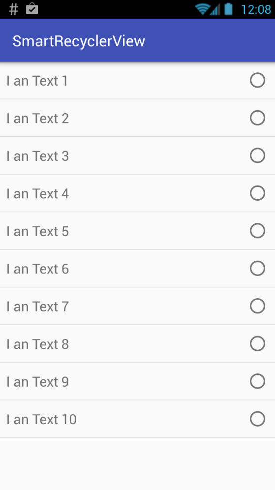 Android自定义控件之像ListView一样使用RecyclerView - 单选列表 - 知乎