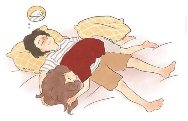 40张情侣间羞羞的甜蜜插画看完都想谈恋爱了