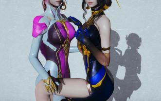 HS2穿越火线步练师保卫者一字马