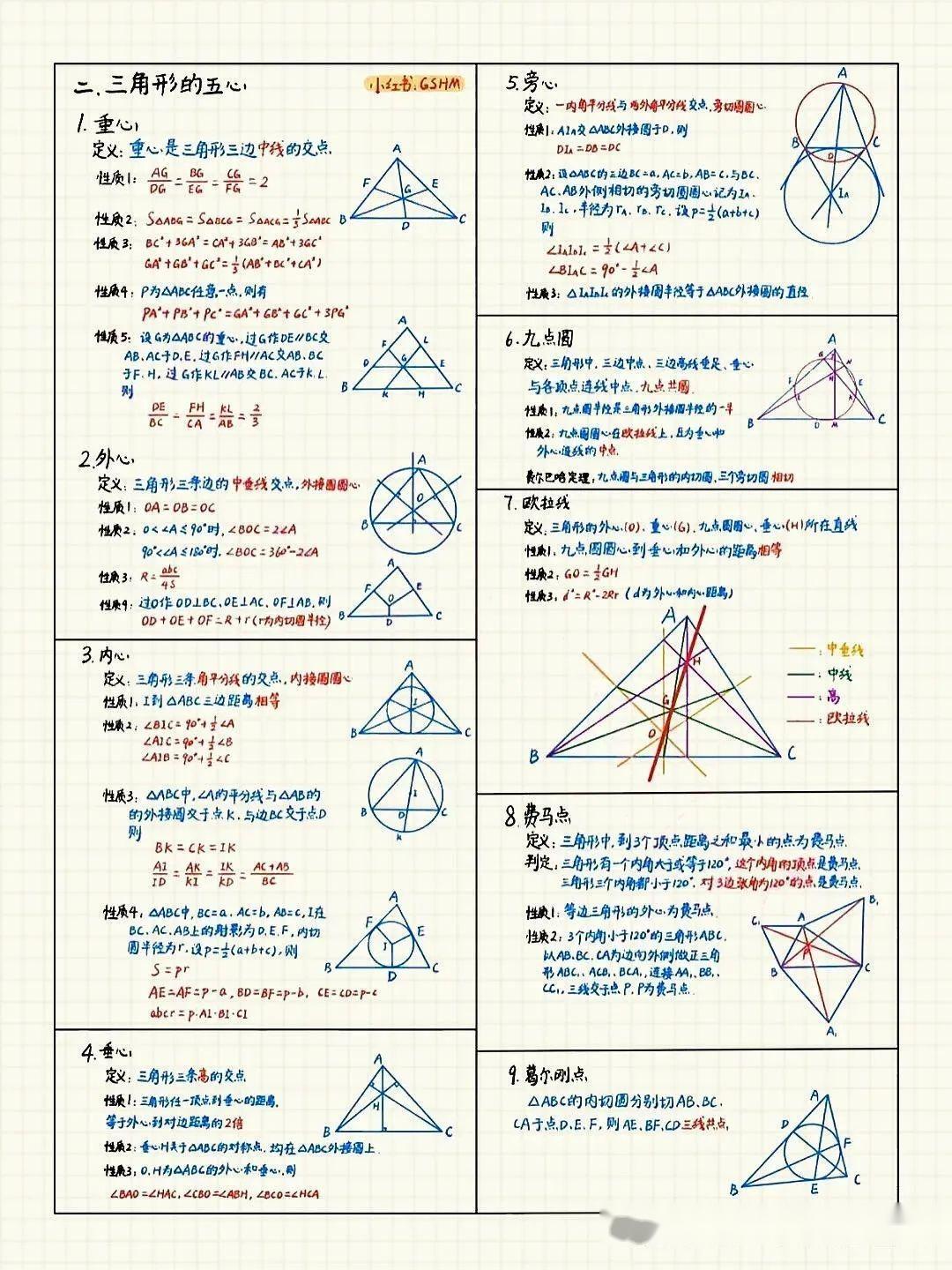 初中数学最全公式定理(几何篇) - 知乎