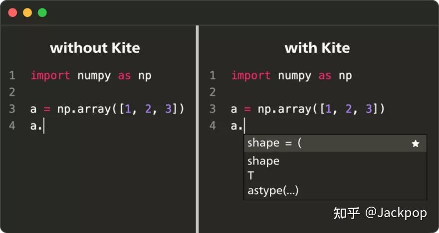 kite - ai powered auto completion for python Images... AI驱动!7款开发者必备生产力工具 - 知乎