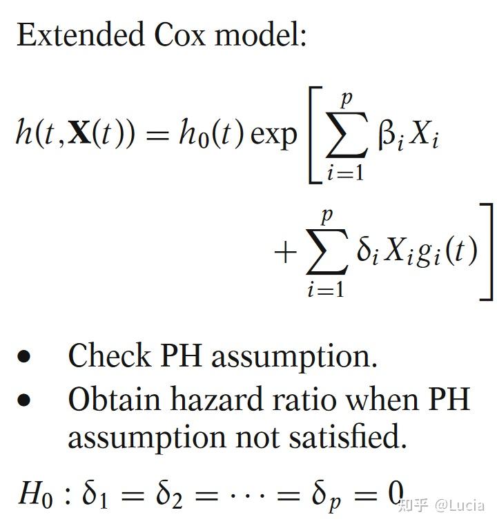 自学笔记：Chapter 6：Extension of the Cox Proportional Hazards Model for Time ...