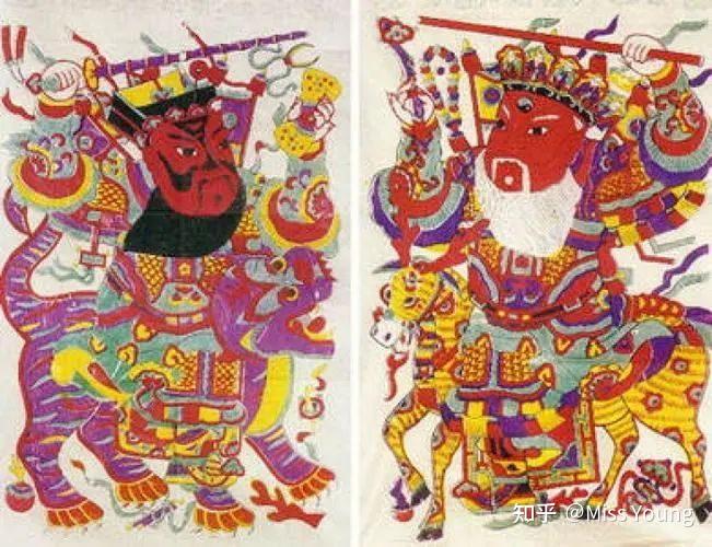 从辟邪走向喜庆,新春佳节让我们一同欣赏木版年画的诞生与发展! - 知乎