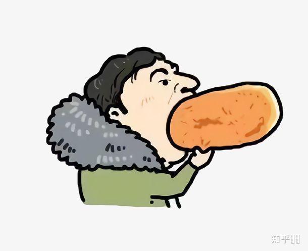 有没有大口吃东西的表情侧脸正面的都可以