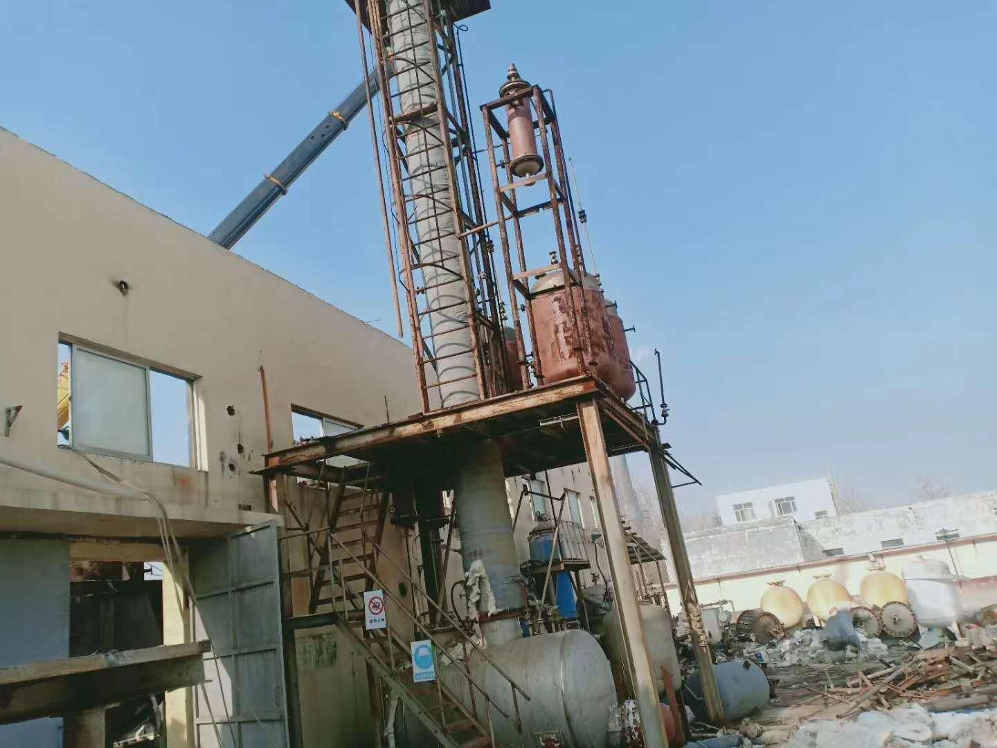 二手蒸馏釜转让搪瓷蒸馏釜转让二手不锈钢蒸馏釜转让