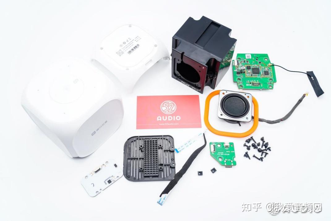 支持wifi蓝牙连接小雅小雅语音助手喜马拉雅魔方智能音箱拆解