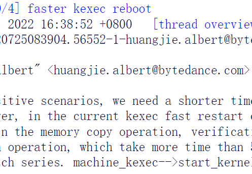 字节跳动积极为 Kexec 提交补丁,优化重启 Linux 内核速度 - 知乎
