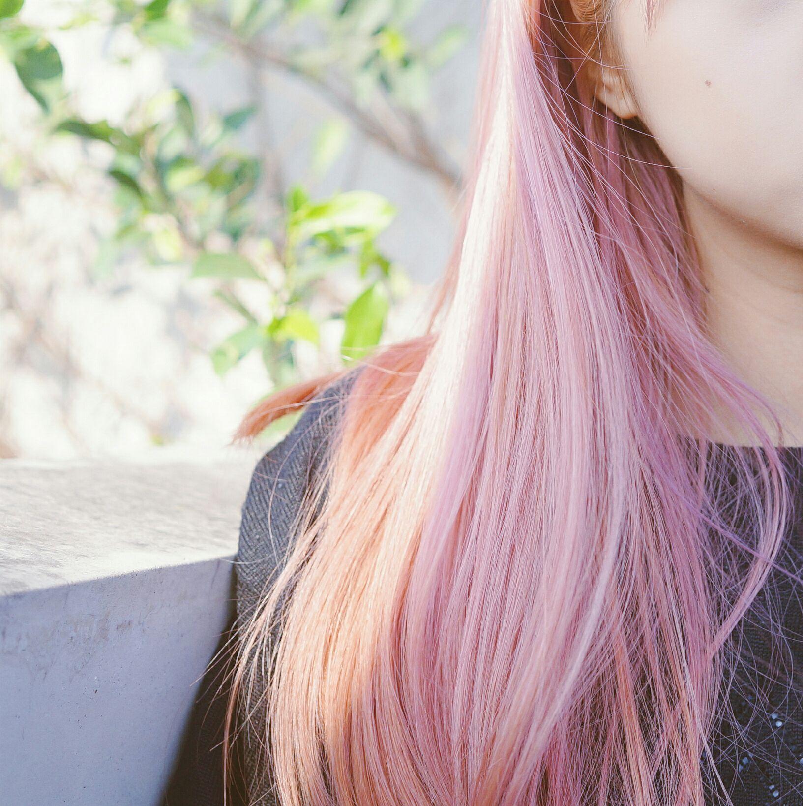 染粉色头发是种怎样的体验？ - 知乎