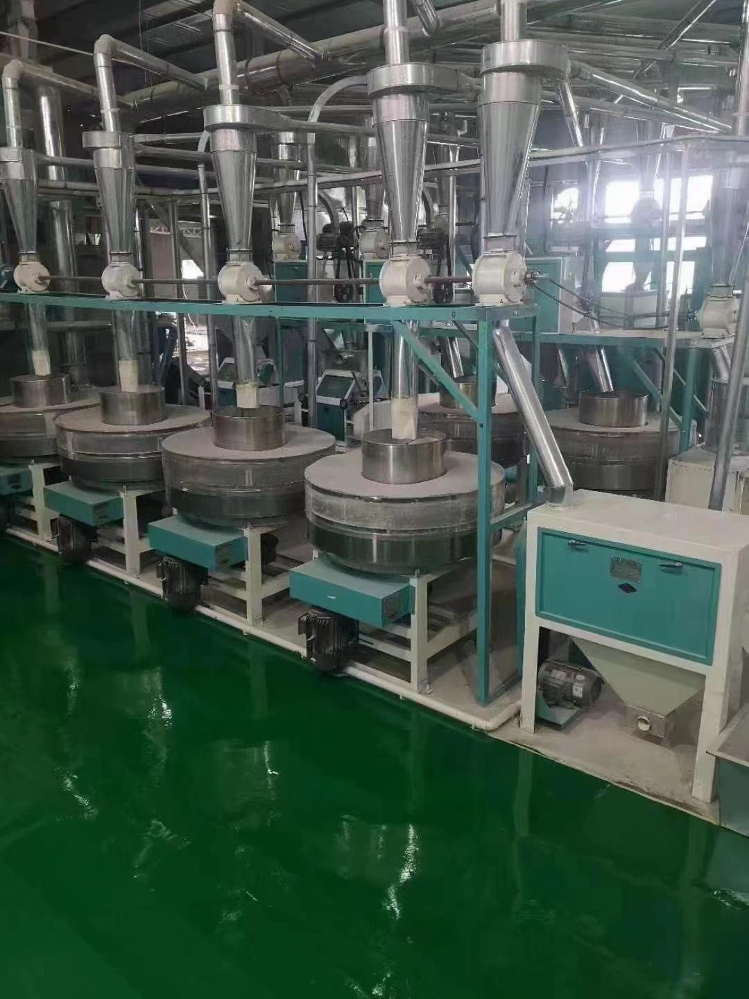 自动上料全自动石磨面粉设备