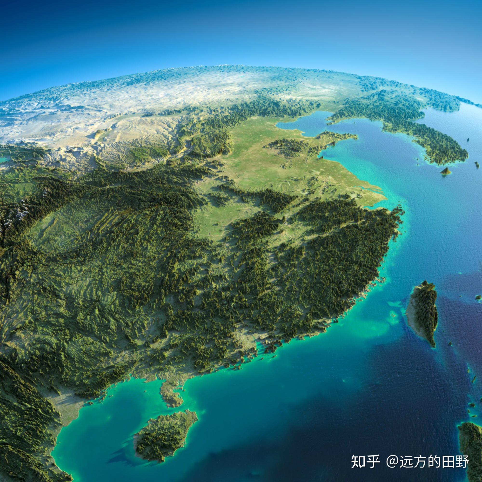 中国地形图——10M超高清3D大图，细节清晰，纤毫毕现！请连接好Wifi！一定要放大看原图！ - 知乎