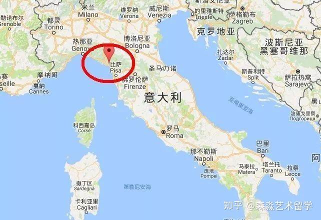 红色圈就是卡拉拉的位置卡拉拉依山傍海,临近佛罗伦萨和比萨市,是一座