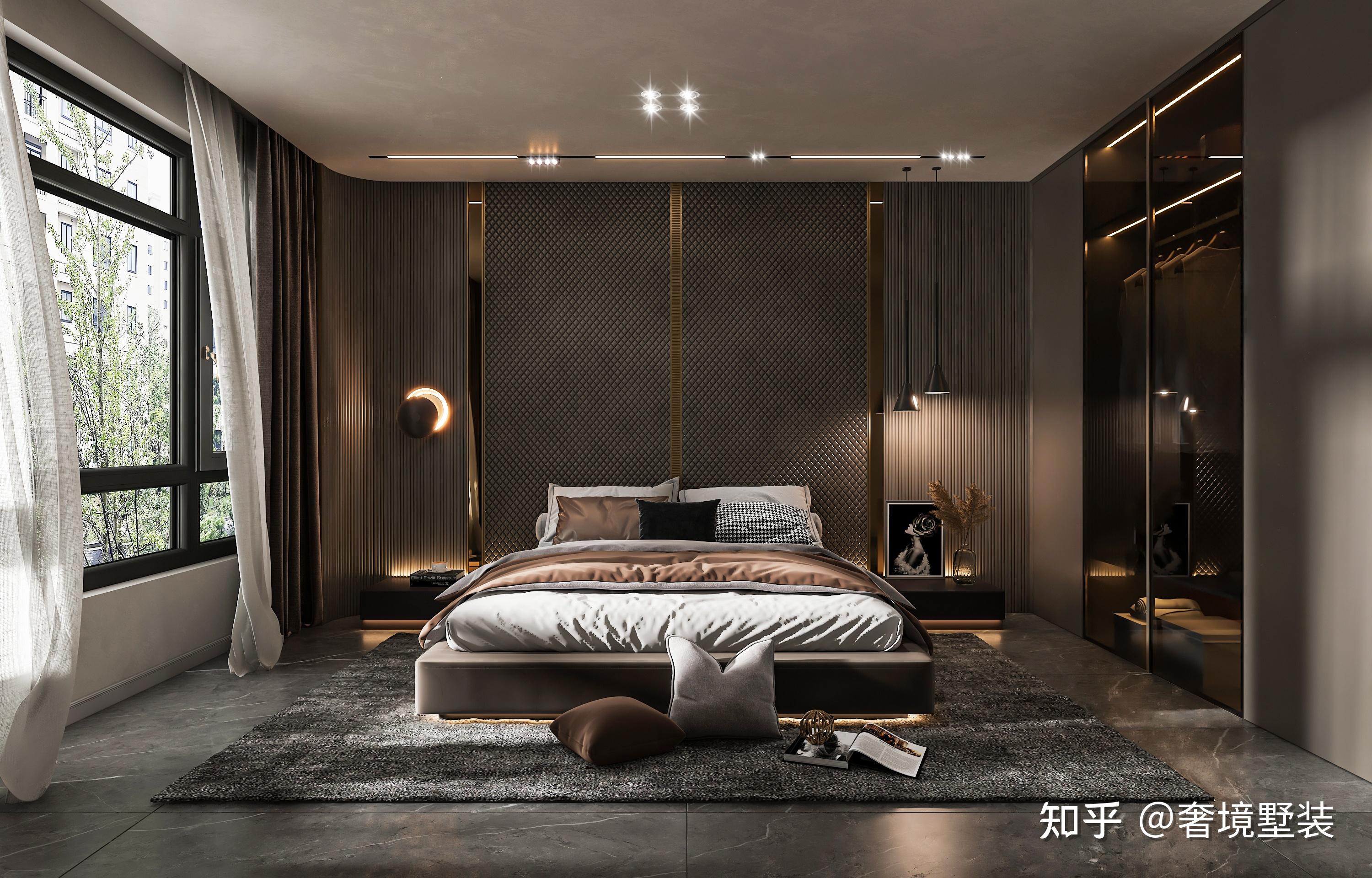 320㎡意式现代轻奢风 | 圆弧形走廊仿佛置身于艺术馆