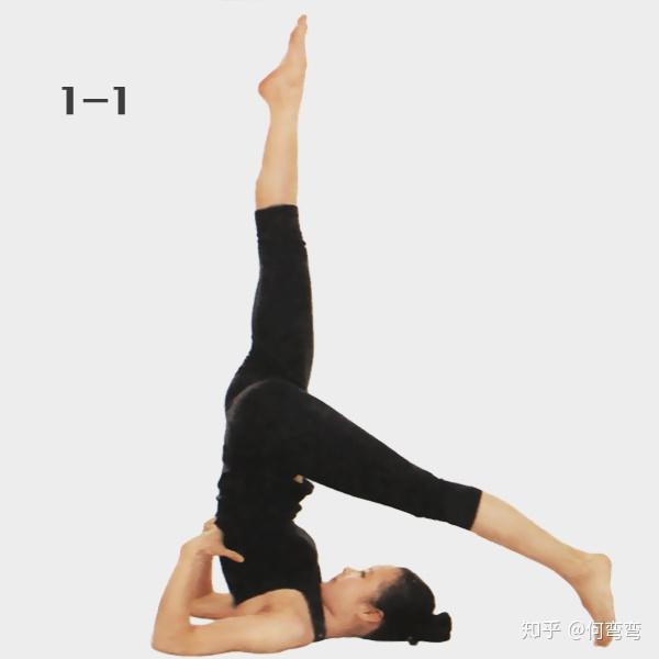 进阶体式上莲花肩倒立式