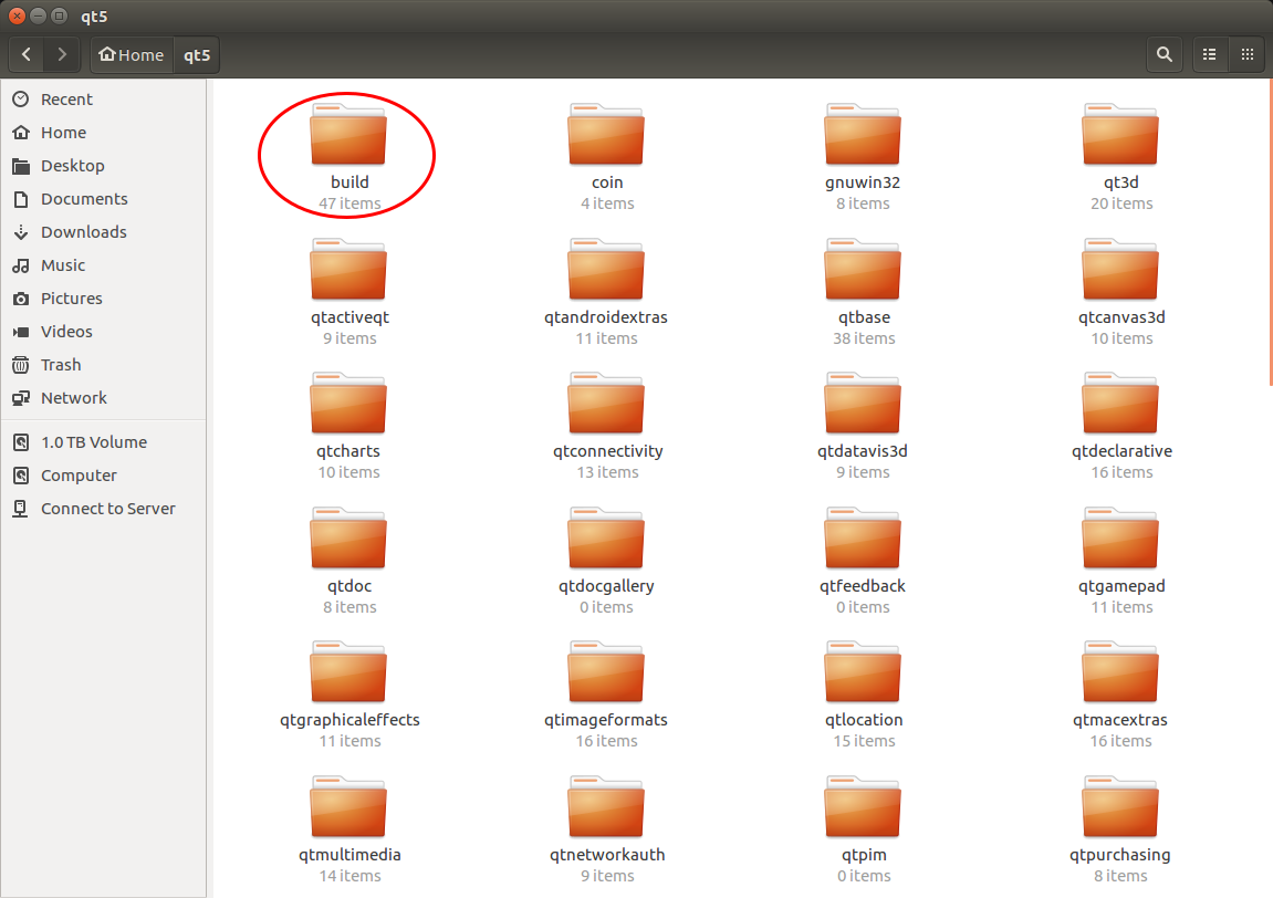 Ubuntu qt5 