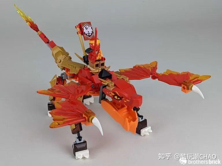 乐高幻影忍者71762凯的火焰神龙evo开箱测评 - 知乎