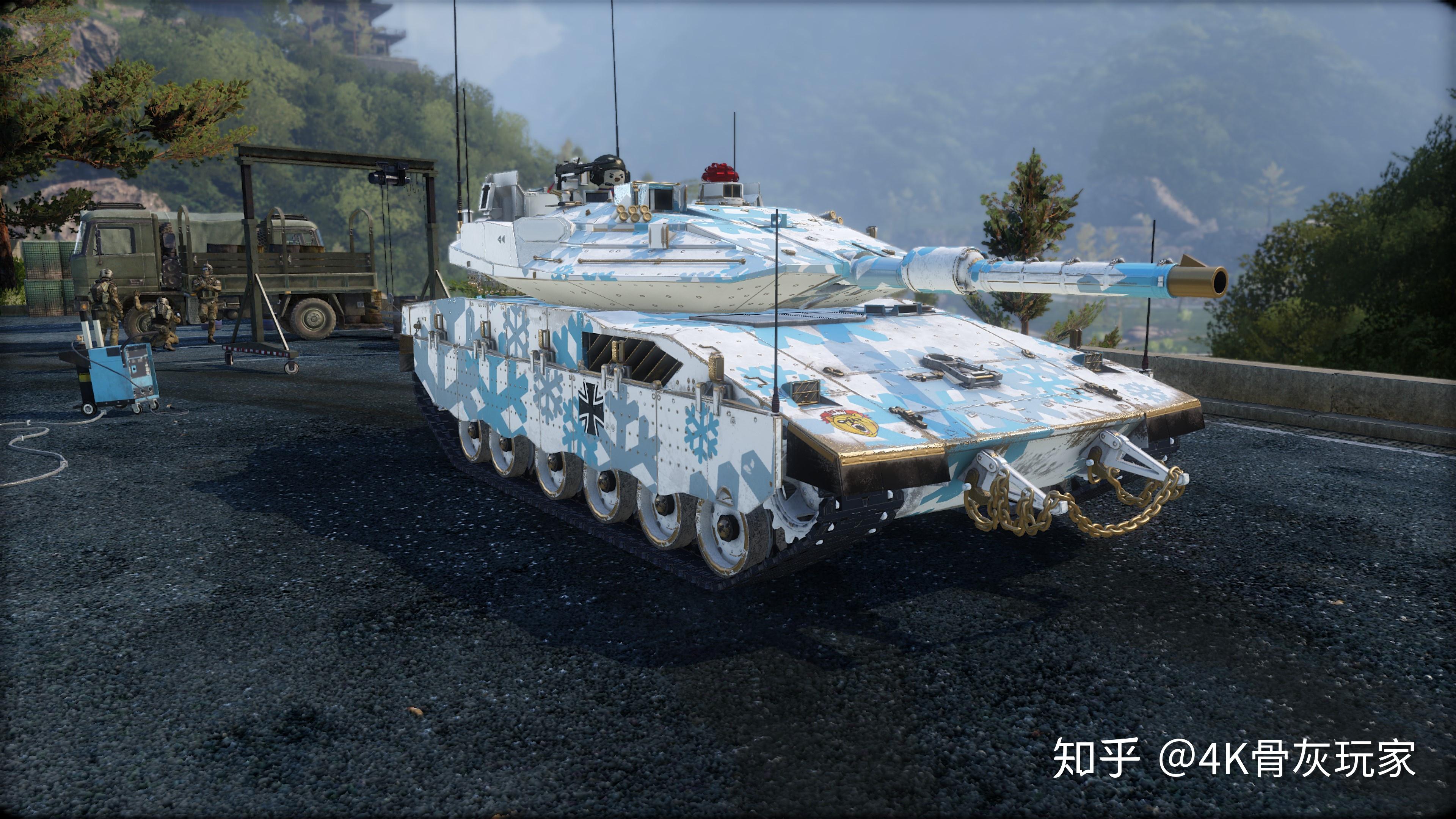 梅卡瓦merkavamk4m步兵主战坦克装甲战争游戏4k超清演示视频3840x2160