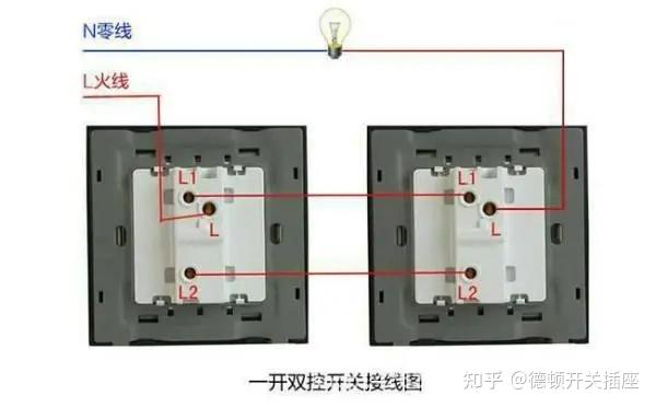 单开双控的定义、接线方法、与单开单控的区别、可当单开单控用吗 - 知乎