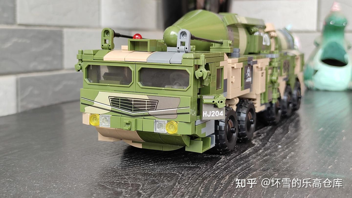 积木做成的东风快递车森宝积木df21d弹道导弹图文评测