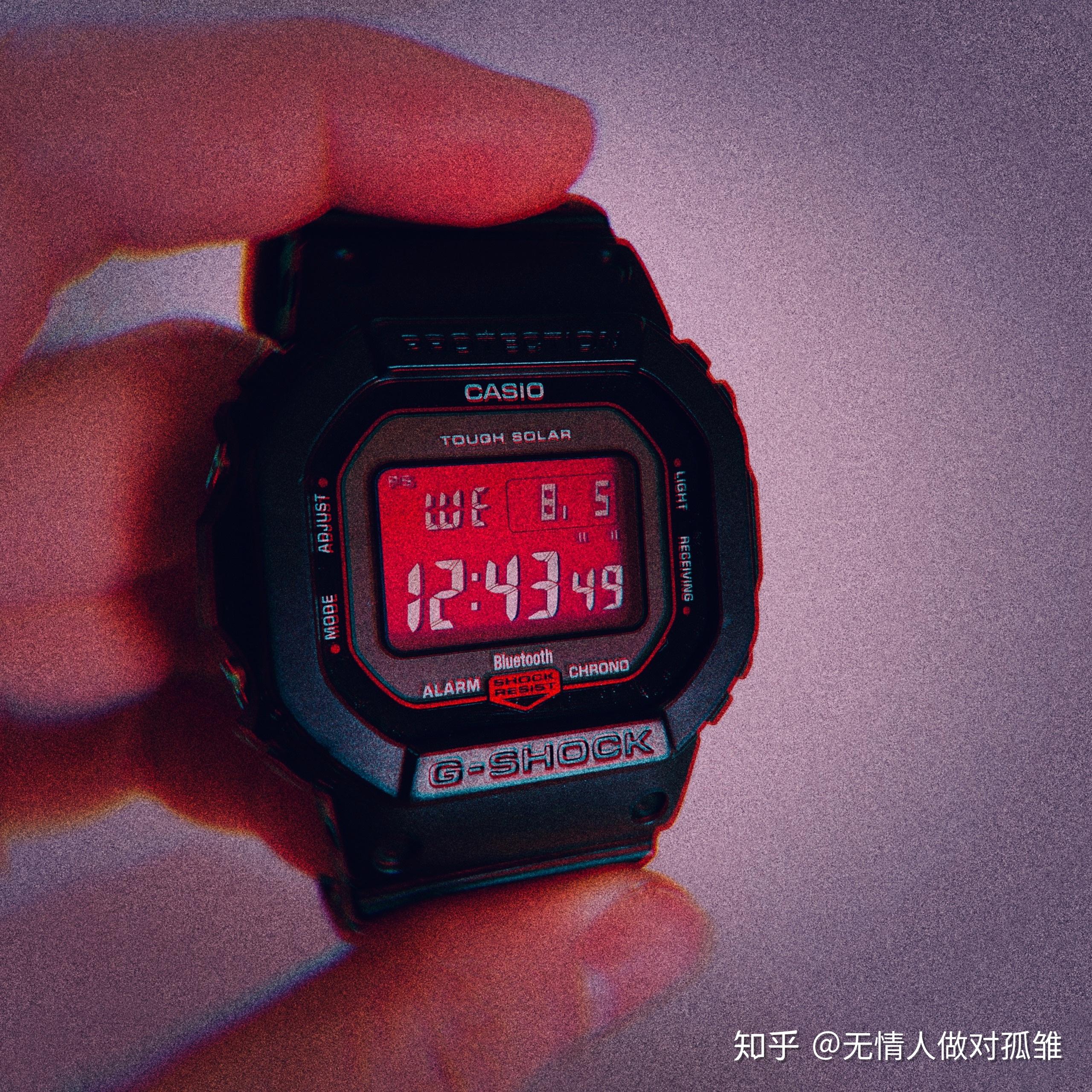 卡西欧gw-b5600ar-1pr是正显还是反显? - 知乎