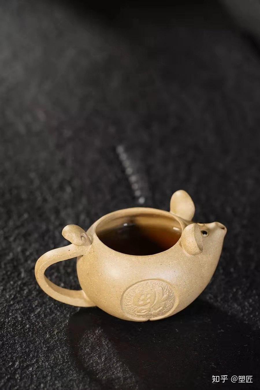 紫砂雕塑名家赵永辉子兴福茂雅俗事器象更新一盏中