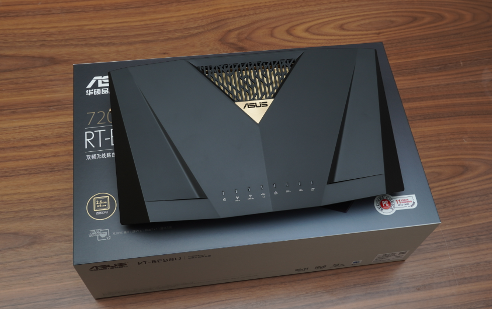 华硕主流价位wifi7路由器终于来啦asusrtbe88u首发测评
