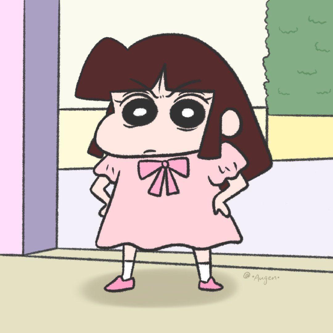 各位有蜡笔小新小爱的头像吗? - 知乎