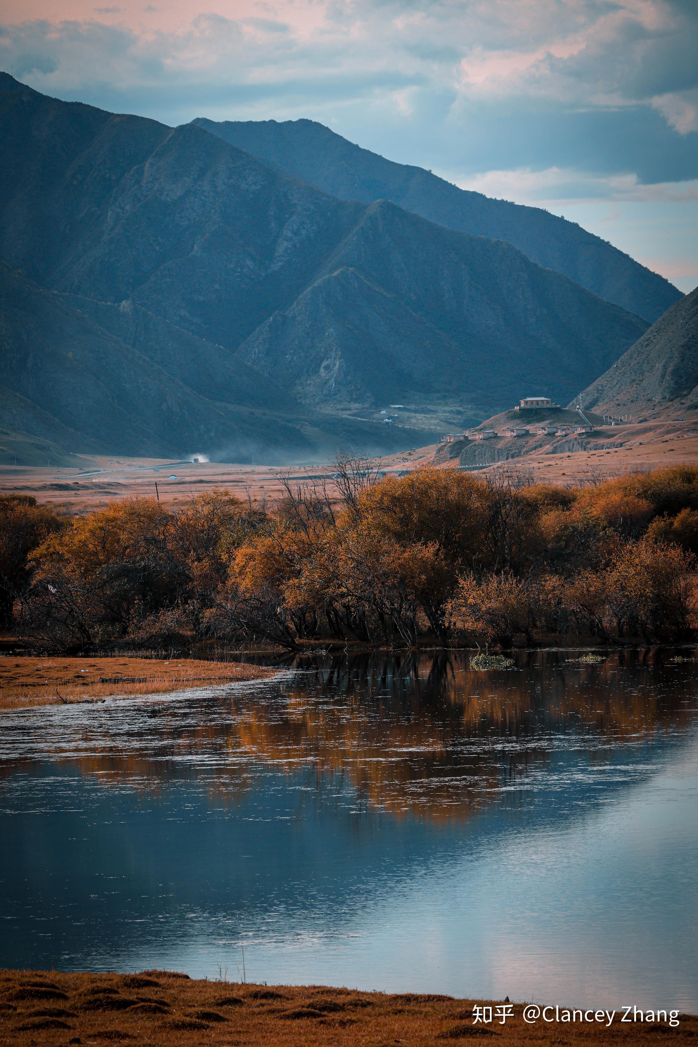 静谧甘南雄伟川北线旅游一图流