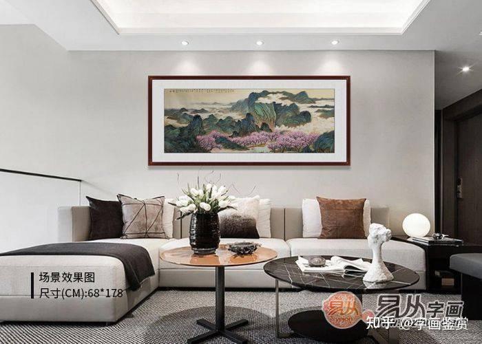 客厅挂画 靓丽无限的山水佳作 是你所爱~ - 知乎