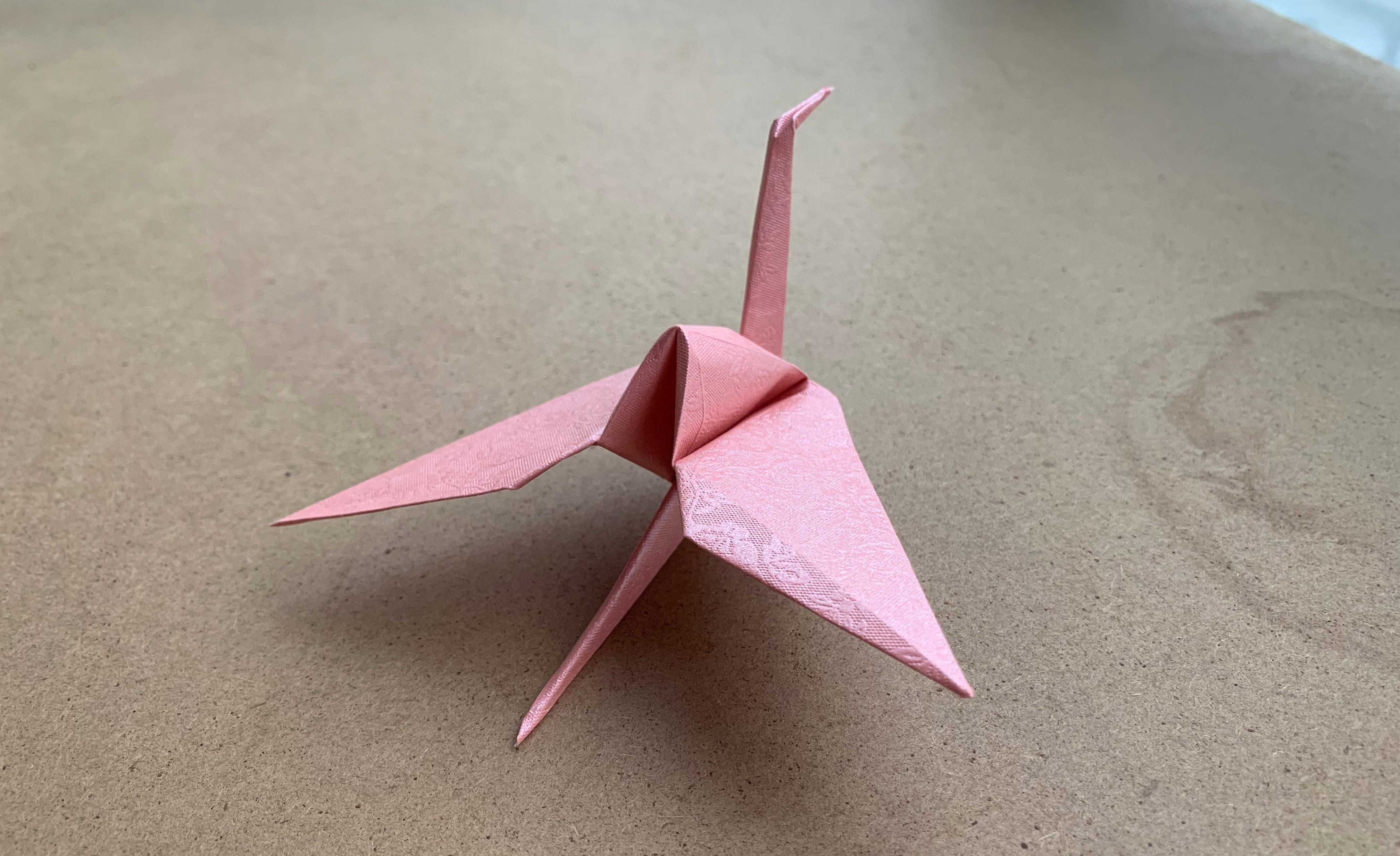 简单的折纸鹤,简单折纸鹤千纸鹤 - 伤感说说吧